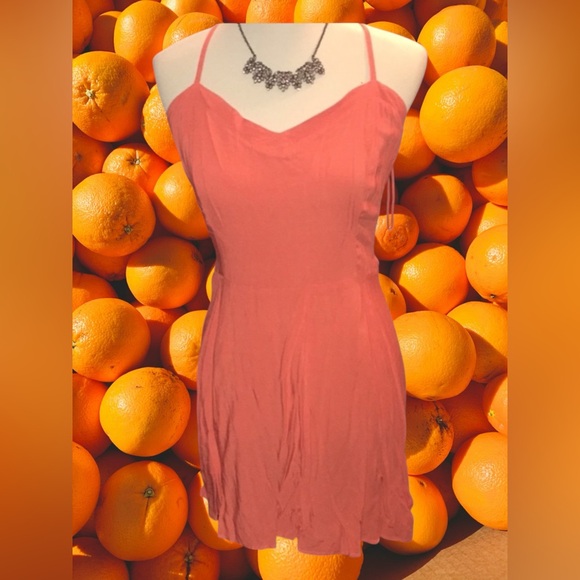Aeropostale Dresses & Skirts - Brand new orange Aeropostale flowy dress xl